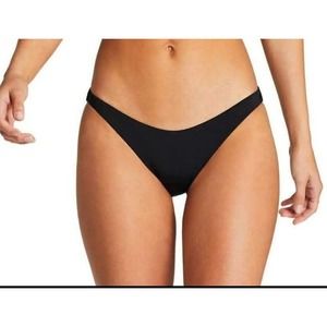 Vitamin A Luciana Full Coverage Bikini Bottom Black X-Small